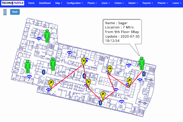 Live Indoor Tracking with Existing WiFi Access Points
